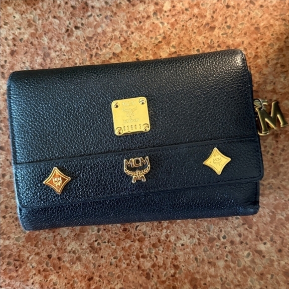 MCM Studded Tote and matching wallet - Picture 10 of 12